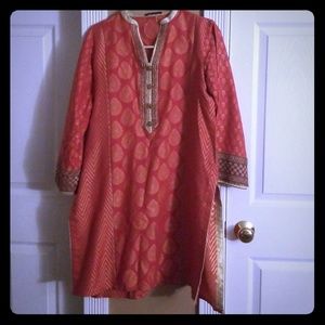 V elegant lime light kurta